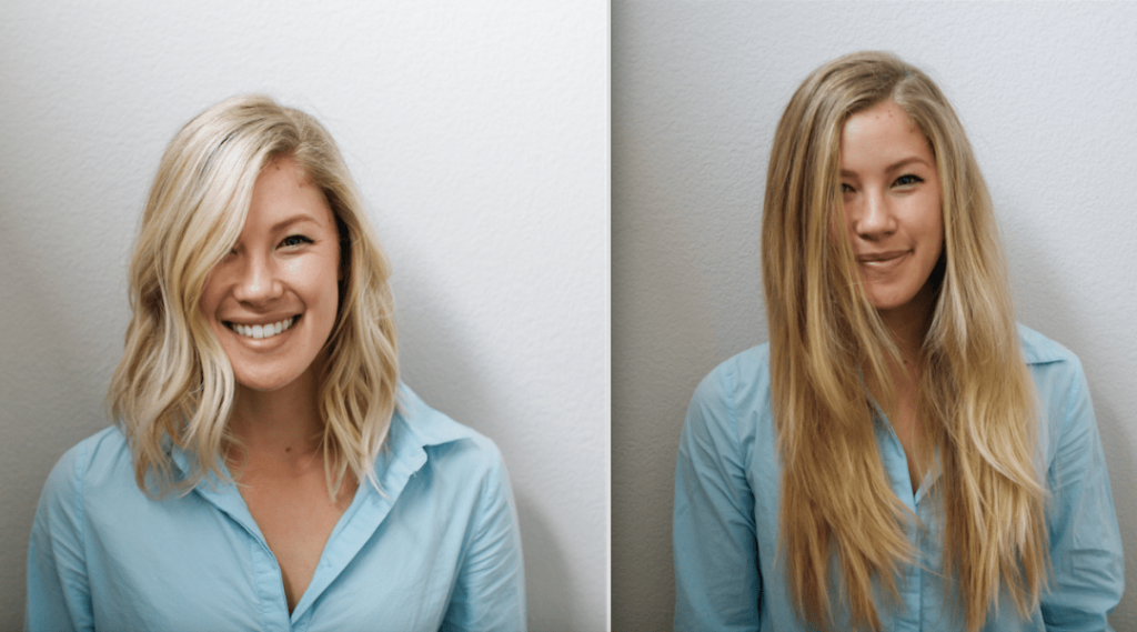 Hair transformation with BioThik Hair Fibres